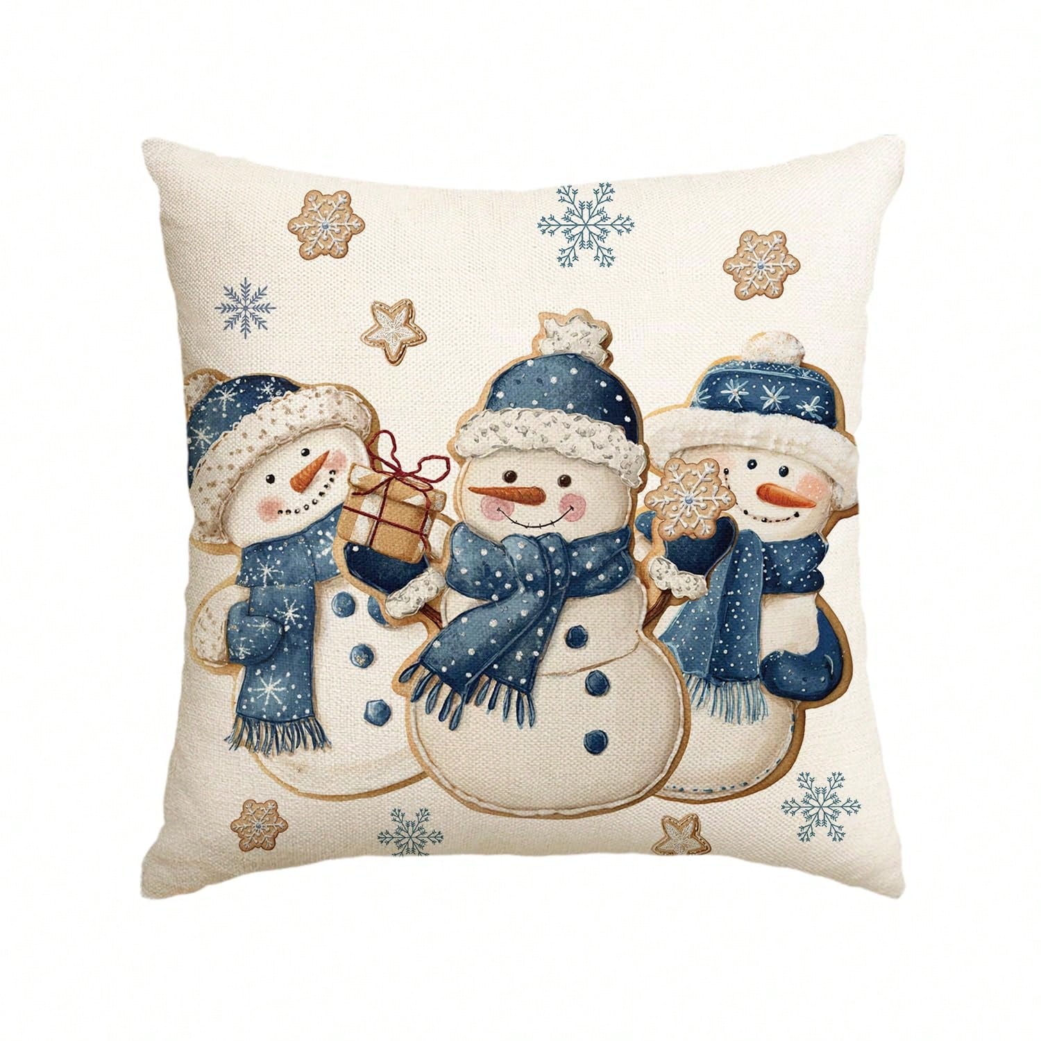 1pc Winter Snowman Snowflake 1 - Pillow Insert 18X18 review and price